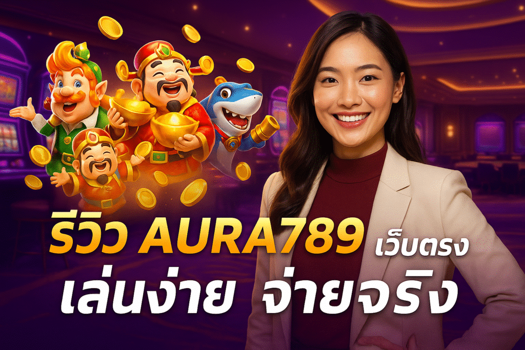 รีวิว AURA789 เว็บตรง เล่นง่าย จ่ายจริง