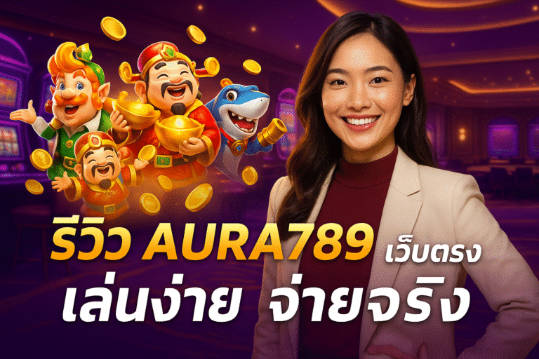 รีวิว AURA789 เว็บตรง เล่นง่าย จ่ายจริง