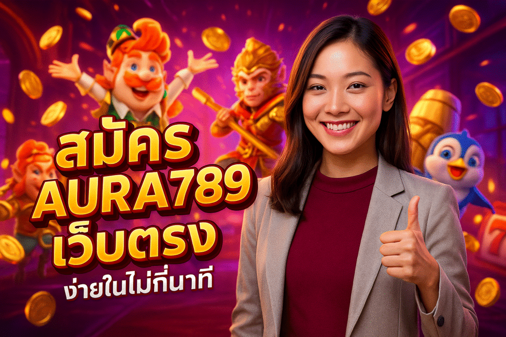 สมัคร AURA789 เว็บตรง ง่ายในไม่กี่นาที