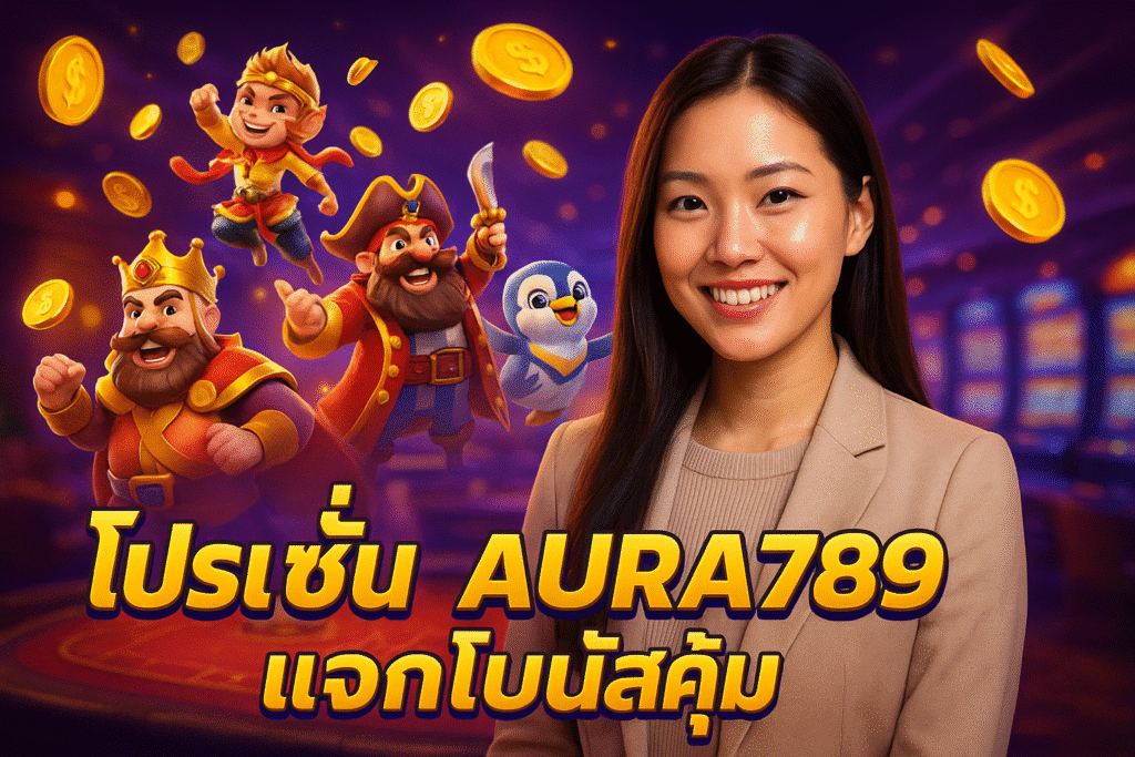 โปรโมชั่น AURA789 แจกโบนัสคุ้ม