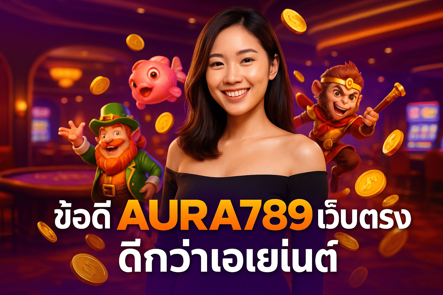 ข้อดี AURA789 เว็บตรง ดีกว่าเอเย่นต์