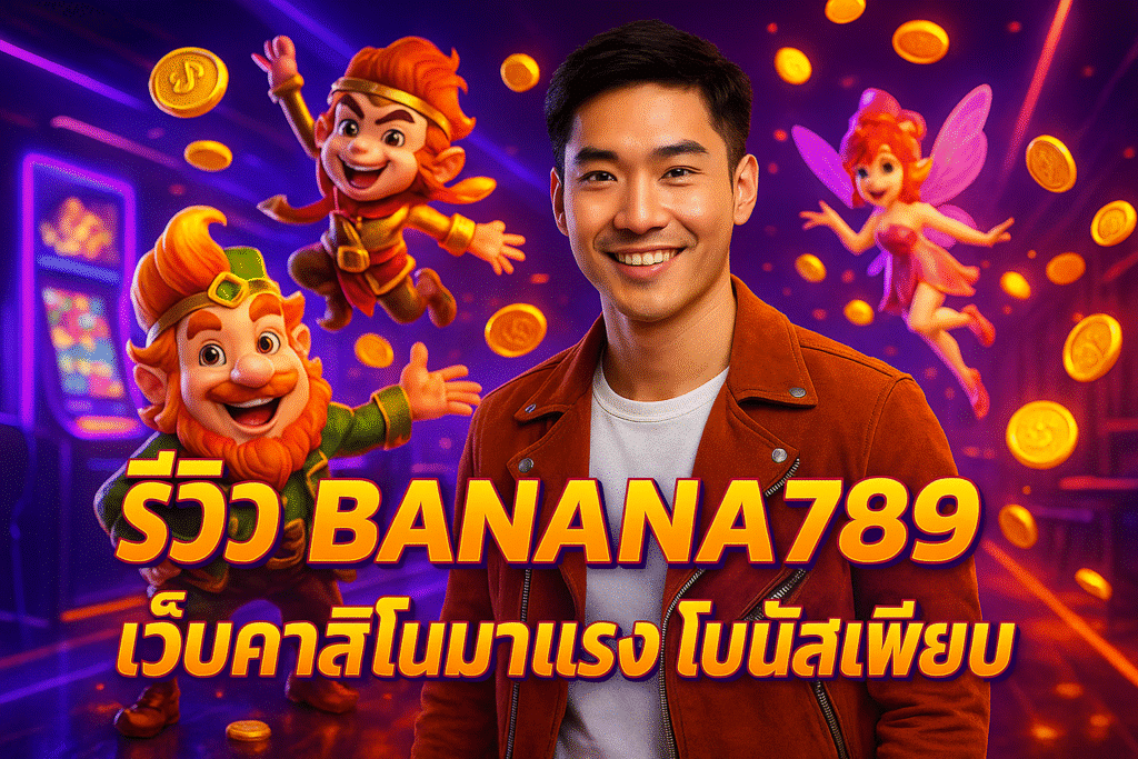 รีวิว BANANA789 เว็บคาสิโนมาแรง โบนัสเพียบ