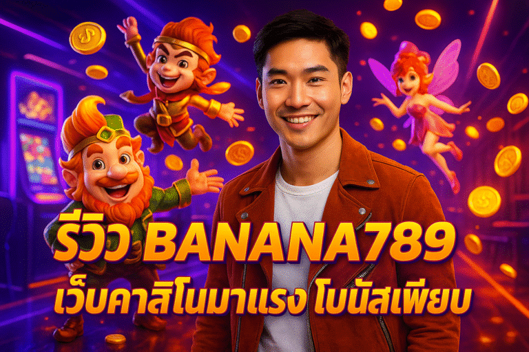 รีวิว BANANA789 เว็บคาสิโนมาแรง โบนัสเพียบ